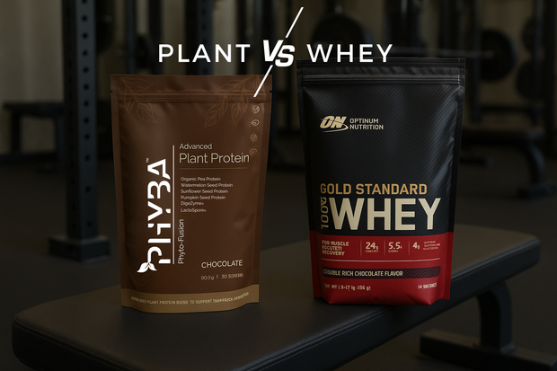 Phyba Phyto-Fusion Plant Protein vs. Optimum Nutrition Gold Standard Whey
