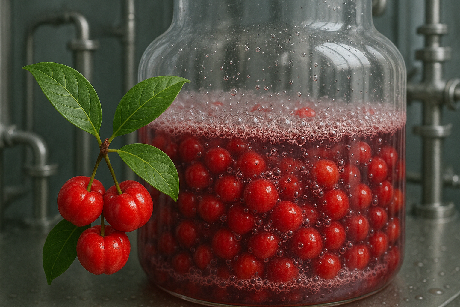 🍒 Acerola Cherry: Tiny Fruit, Big Boost for Immunity and Energy