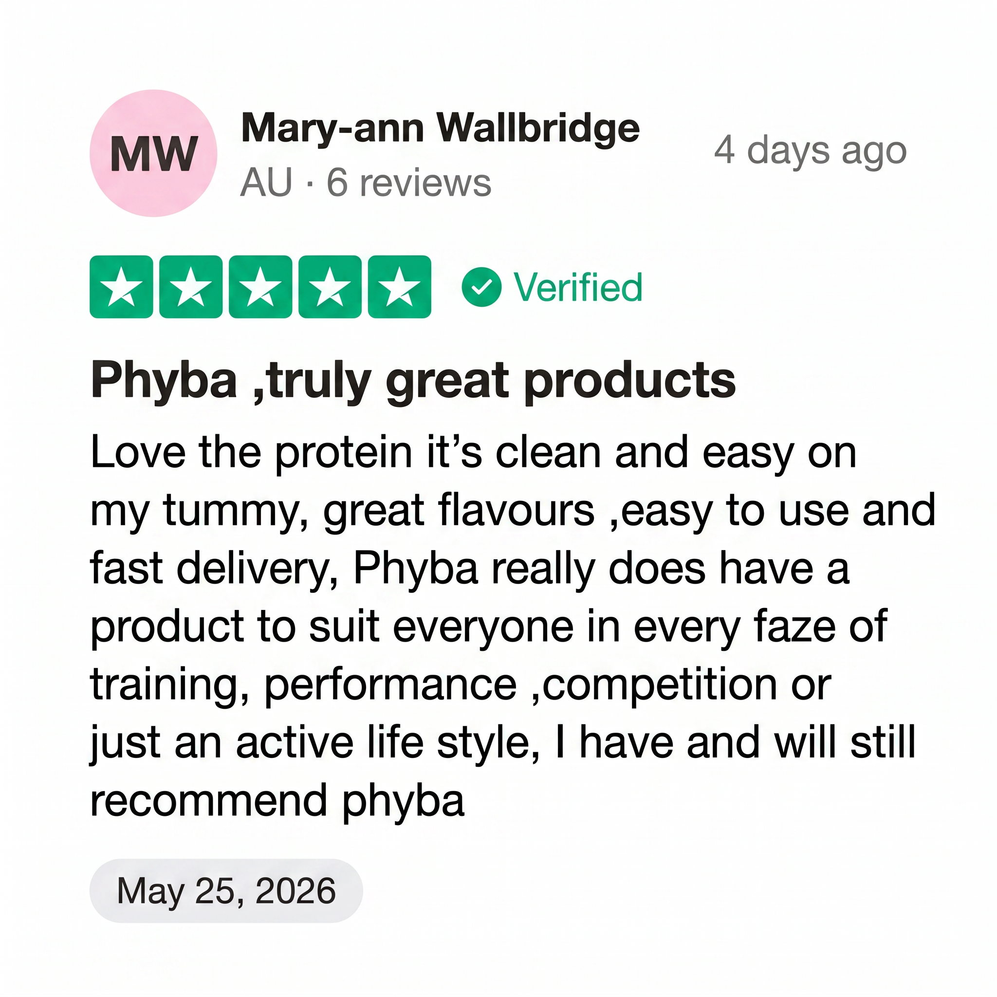 Five-star review ★★★★★