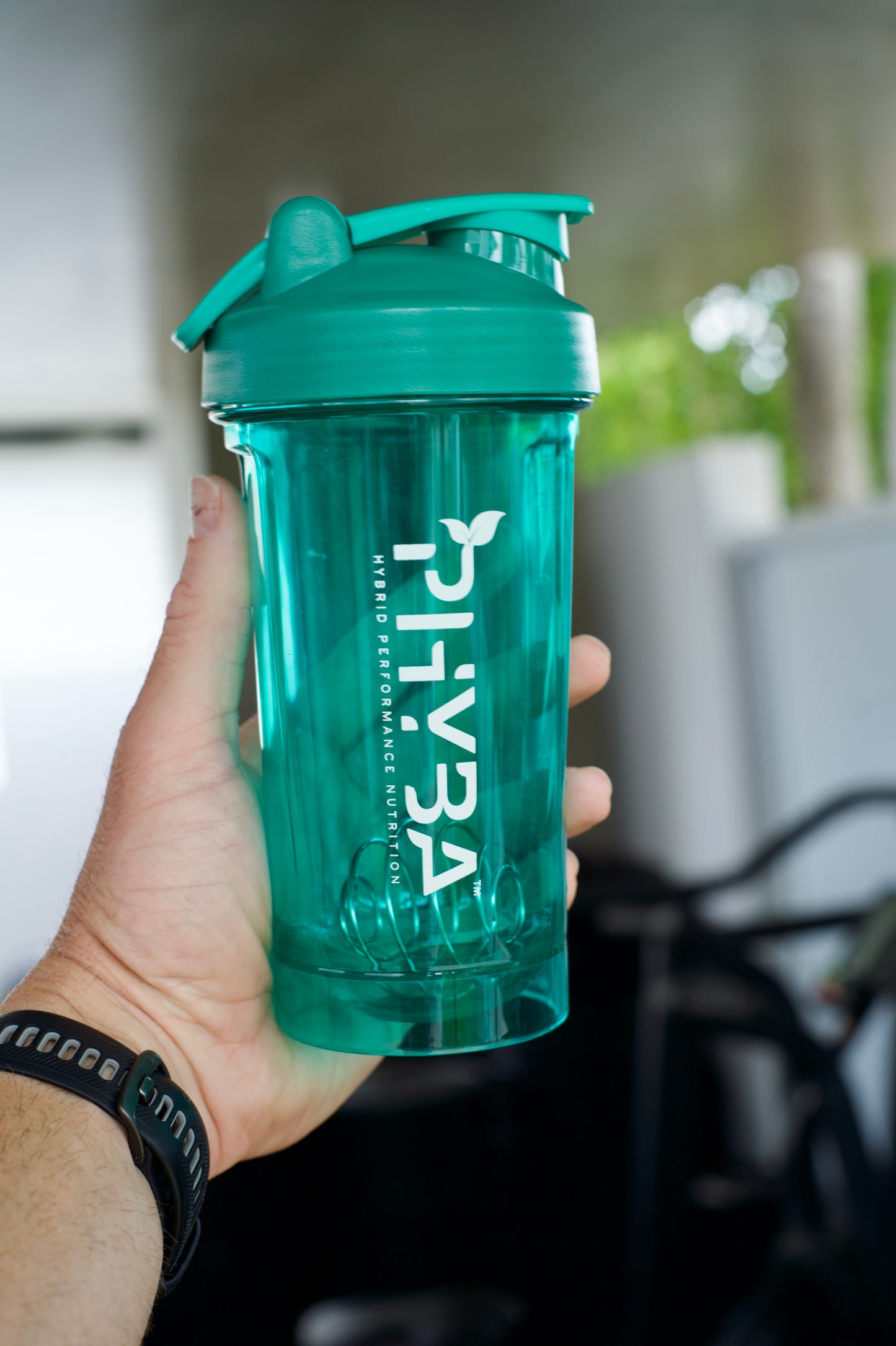 Clear Green Protein Shaker - 500ml