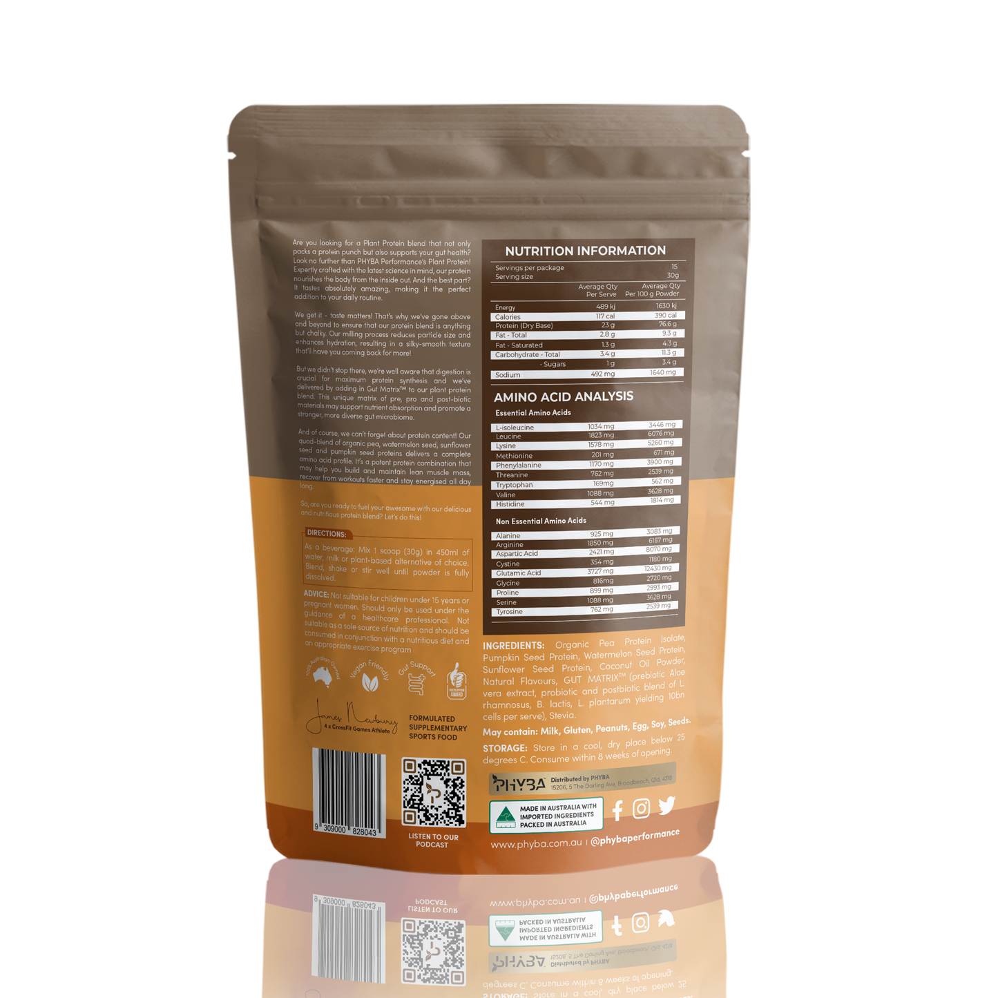 Phyba Salted Caramel Protein - 450g Bags