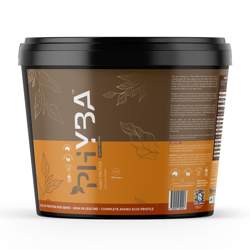 Phyba Plant Protein Salted Caramel 4KG Tub