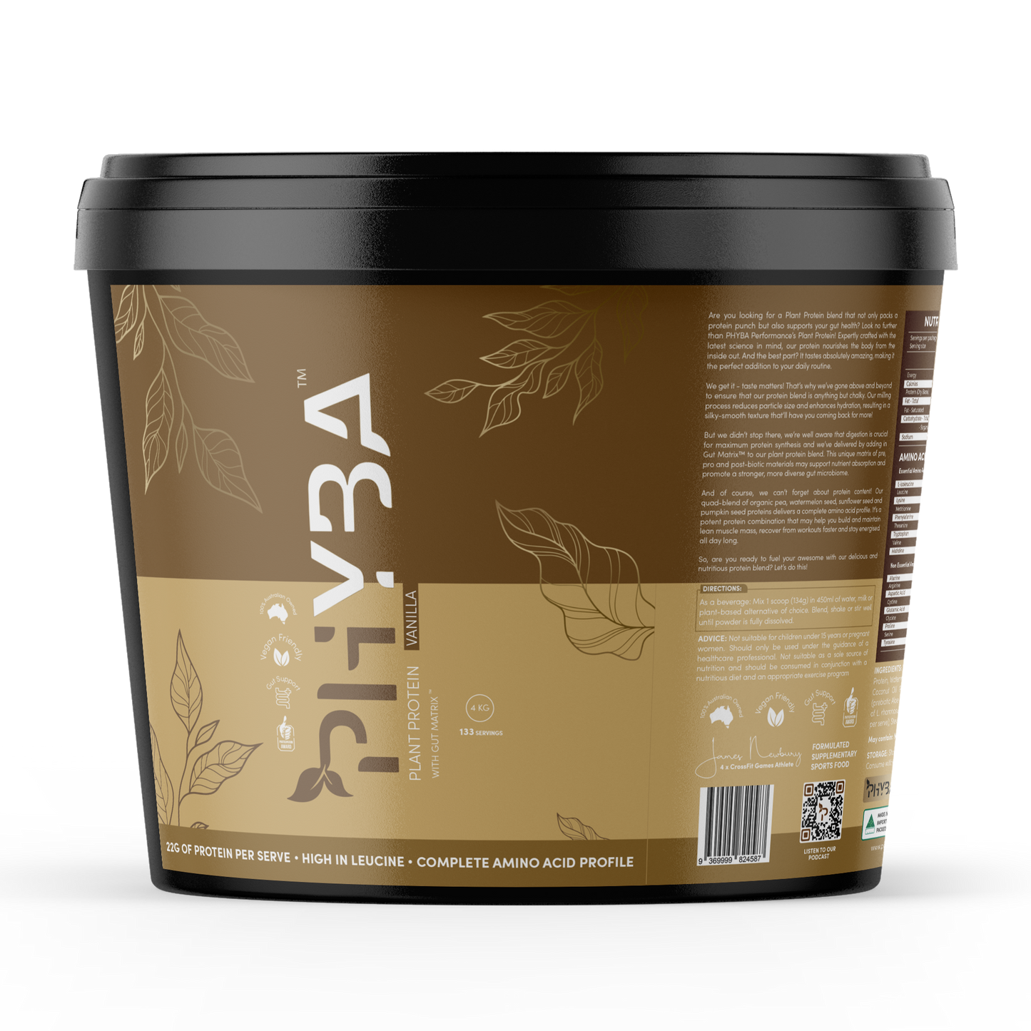 Phyba Plant Protein  - 4kg tubs