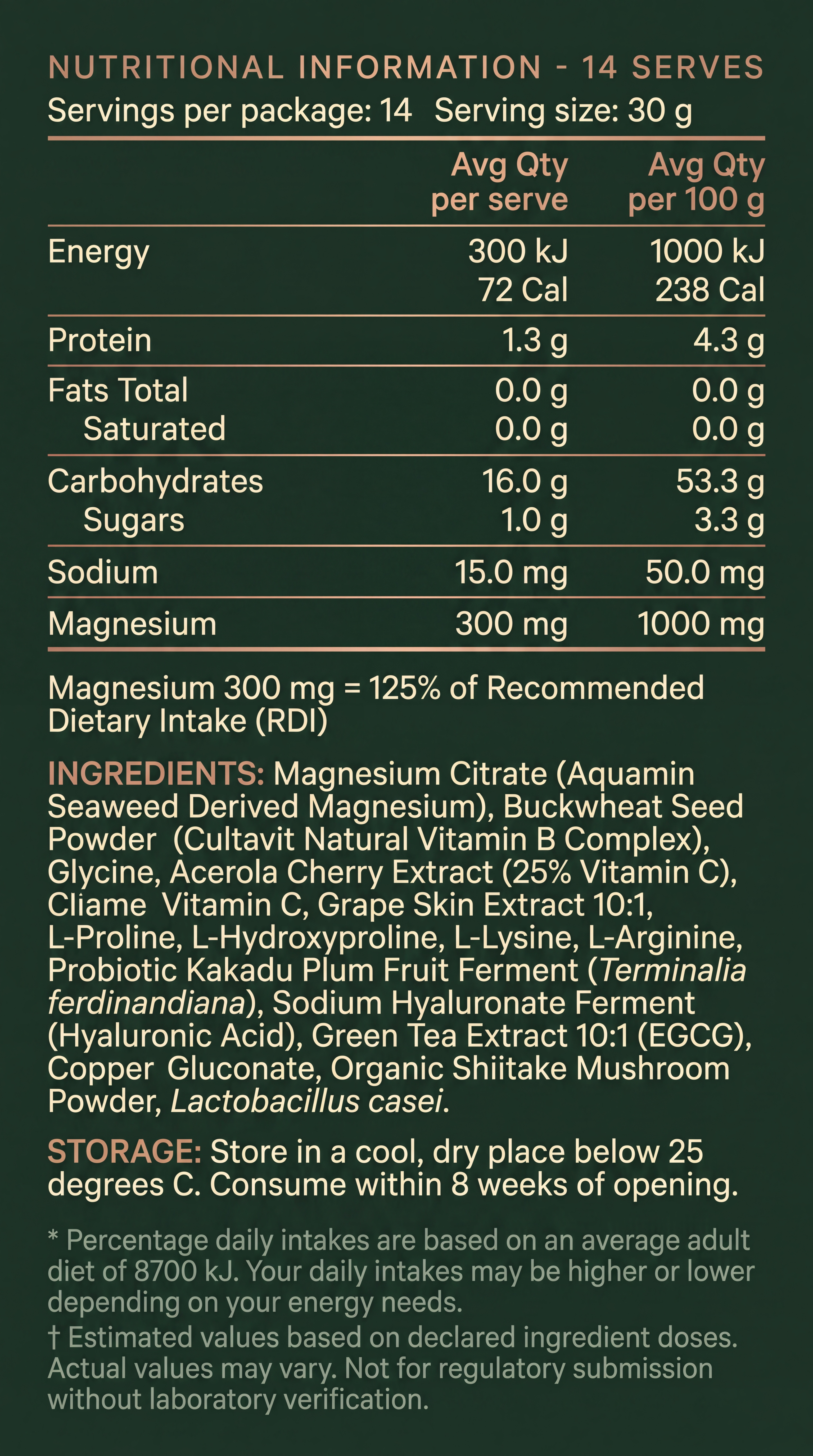 Supplement Facts