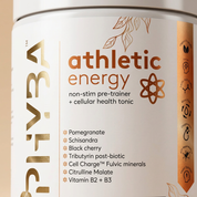 Athletic Energy label close-up