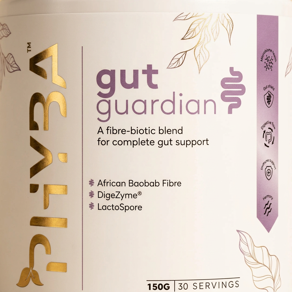Gut Guardian label close-up