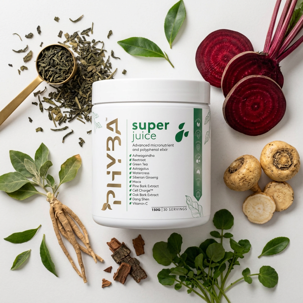 Phyba Super Juice with whole-food ingredients