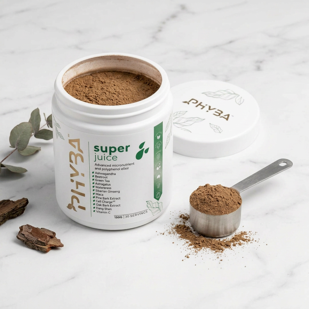 Serving scoop with brown powder
