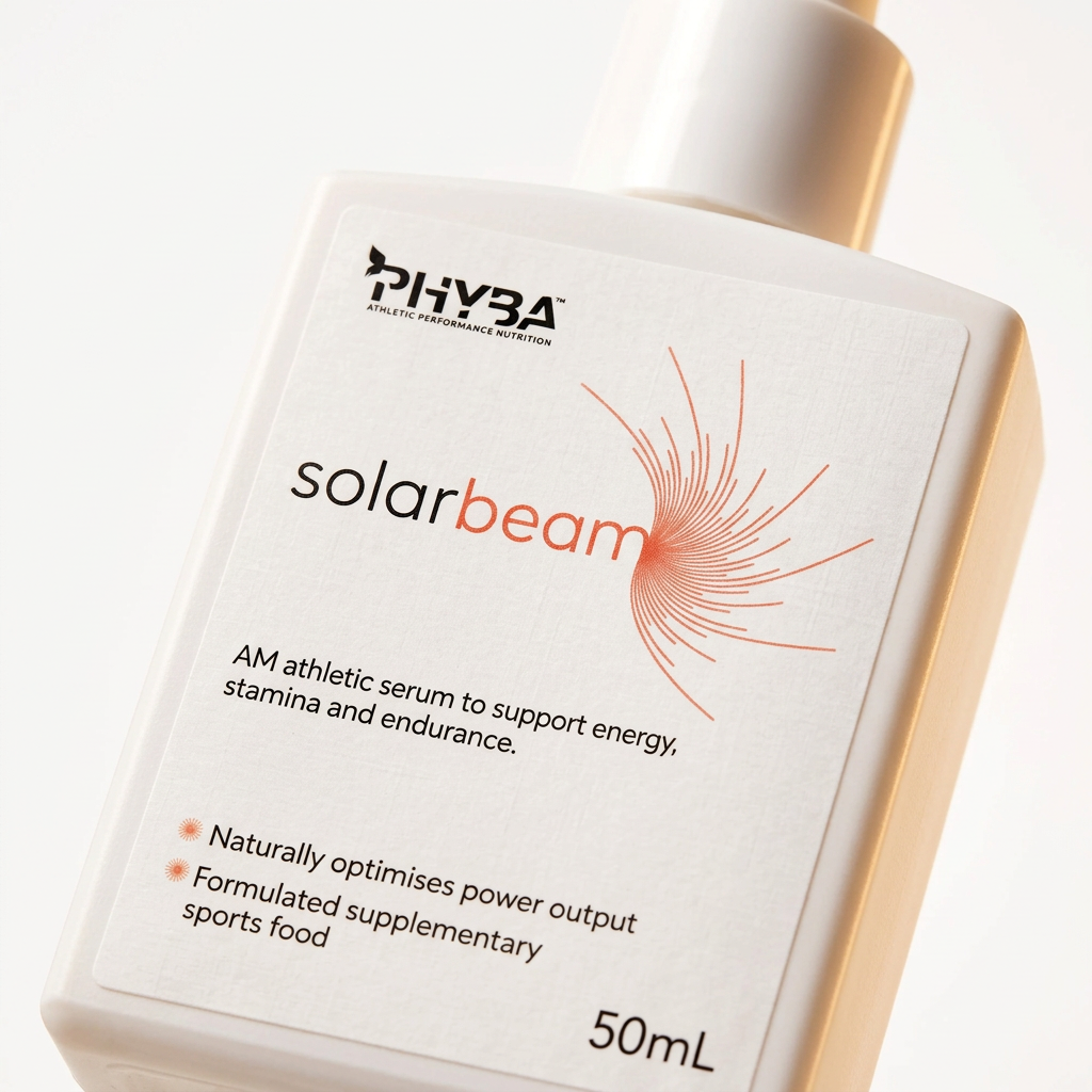 Solarbeam label close-up