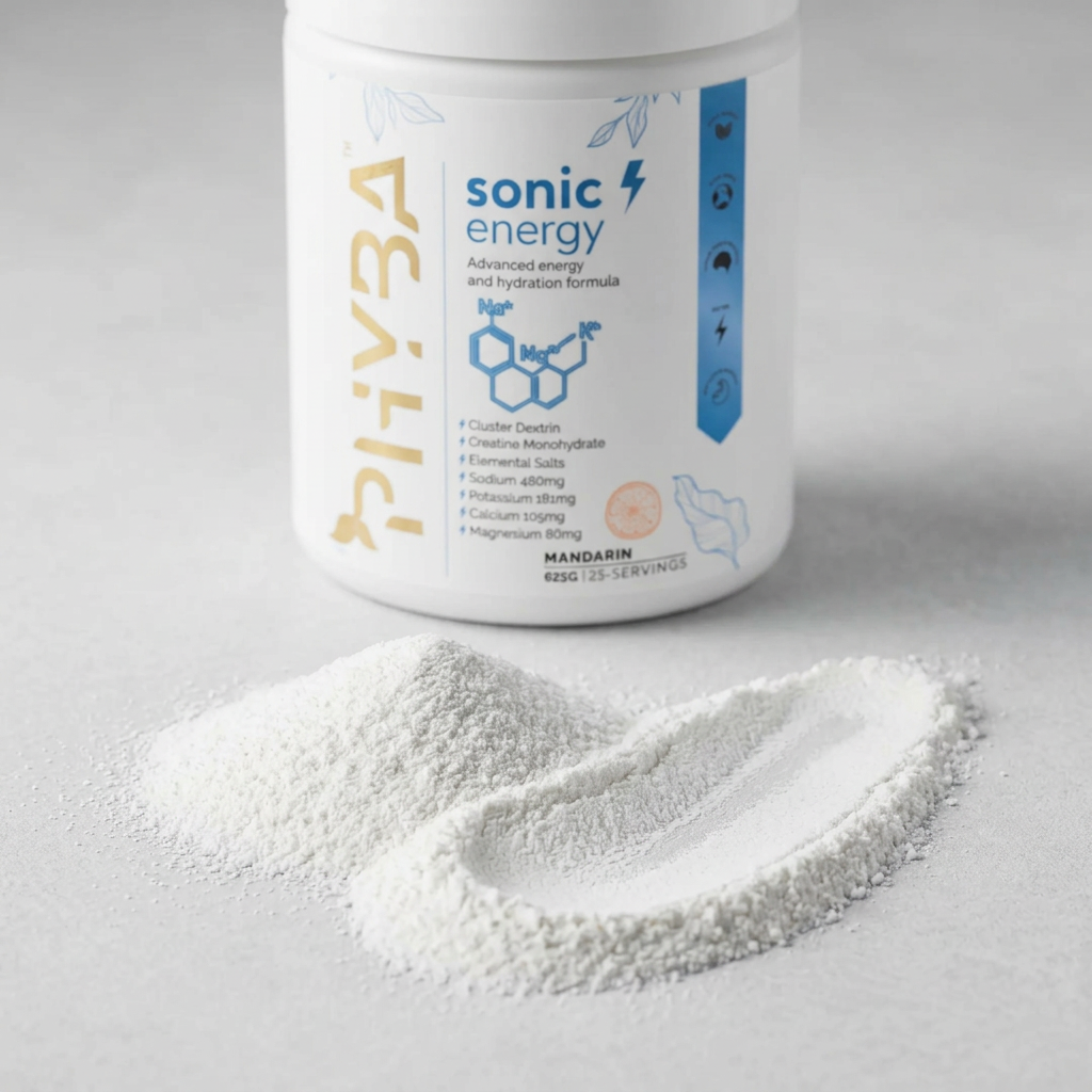 Sonic Energy white powder texture
